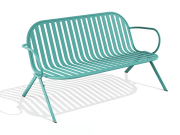 MELIK - Powder coated steel small sofa by BABEL D - view 2